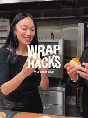 @steph suganami is a certified Wrap Hack-er. She goes for double the crunch, charred jalapeño ranch, and a little hot sauce to finish. Too good to gatekeep, now on the menu. Here for a limited time, get it on the @sweetgreen app.