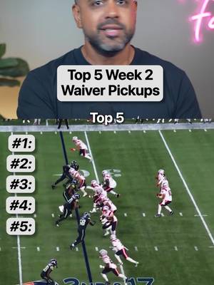 Grab these 5 players off waivers for Week 2