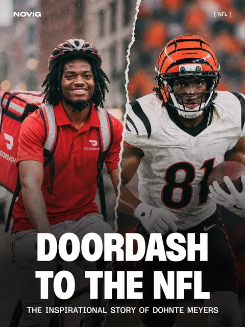 From DoorDash to making plays for the Bengals.   Dohnte Meyers was a standout WR in the CFL last year and is looking to make his mark in the NFL. 