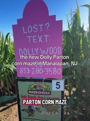 a Dolly Parton corn maze is opening this weekend in Manalapan, NJ 🦋 We got a first look at the new @Dolly Parton corn maze at @happydayfarmnj in Manalapan before it opens to the public this weekend and it is SO cute and fun. The maze has Dolly-themed trivia, lookout bridges, and three miles of pathways to make your way through. The farm had actually been planning it with Dolly’s team since January, before it unexpectedly became a sweet tribute to her. At the end of the season, Happy Day Farm will make a donation to Dolly’s Imagination Library, which provides free books to children. The maze opens September 19 and will run through November 8. 📍106 Iron Ore Road, Manalapan Township Learn more at TheJerseyShoreGirl.com #nj #newjersey #dollyparton #jerseyshore 