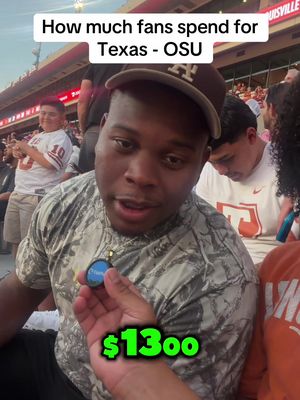 Prices were wild!!  I got into the game for $425 through @TickPick  . . #tickpick #utfootball #footballtiktok 