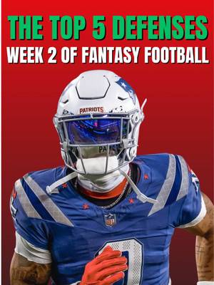 Best Fantasy Defenses for week 2 #football #fantasyfootball #nfl #TikTokCampaign 