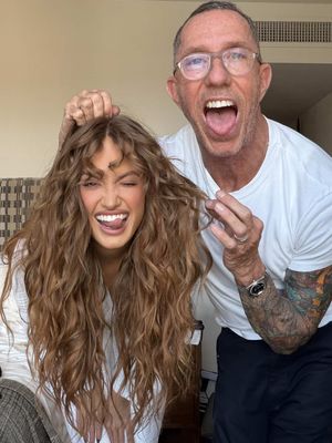 The MOST FUN getting @HALEYYBAYLEE ready for the 2026 EMMYS!!!!! The QUEEN of the red carpet and SLAYED the glambot!!! #glambot #emmy #hairtutorial #disney 