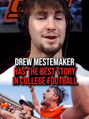 Drew Mestemaker Has The Best Story In College Football. The full story behind Drew Mestemaker’s incredible rise is live wherever you find your CFB shows. @drewmestemaker @cowboy_fb