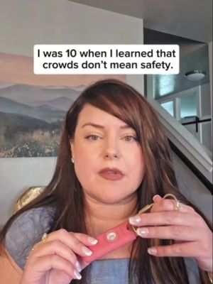 I learned at just 10 years old that being surrounded by people doesn’t always mean you’re safe. That’s why I believe every woman and girl deserves to carry a personal safety alarm like Birdie, because one quick pull can help draw attention when you need it most. We can’t control every situation, but we can give ourselves and the people we love another way to be heard. 💗 #PersonalSafety #WomensSafety #SafetyAlarm #ShesBirdie #SafetyTips