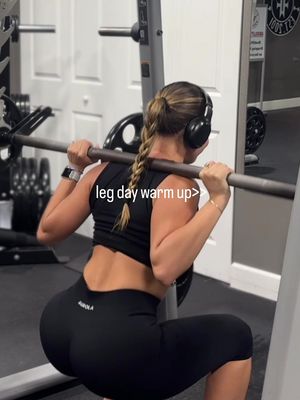 Your reminder: to not skip your warm-up!! #warmup #lowerbodyworkout #legday #strength #fitness 