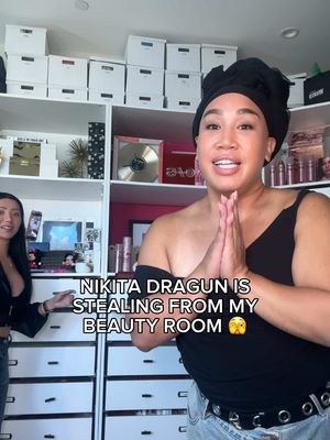 #NikitaDragun got a full restock of @ONE SIZE BEAUTY 🎁 @Dragun Tales #patrickstarrr #beauty #makeup #makeuphaul 