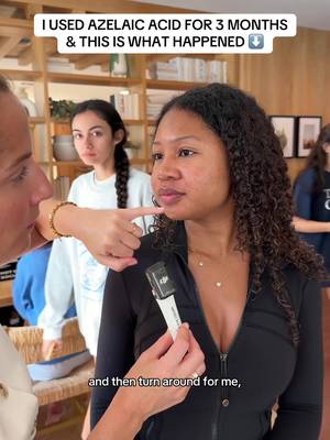 salicylic acid cleanser & azelaic acid 🤝 it was so lovely to meet Vay & hear her skincare journey 🫶 #theinkeylist #salicylicacid #azelaicacid #acnescarring #darkmarks 