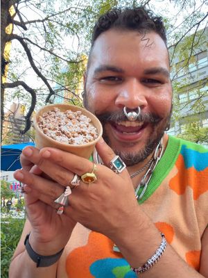 the sour cream caramel coffee cake ice cream from @Betty Jo’s Ice Cream this month has to be one of my top 3 for sure  #icecream #eatwithme #dessert #nyc #newyorkcity 