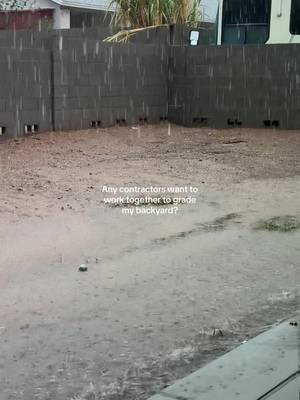 Somehow the city inspector signed off on this #arizona #landscape #contractor #backyard 