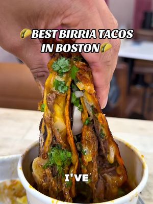One of my favorite casual spots in Boston!! I’ve been a bunch of times now and the birria tacos here are consistently good - i also like the dominican rice bowl with stewed chicken and plantains.  📲Follow for more food & things to do in boston!  📌la fonda st, brighton #bostonfoodies #sachaeats #bostonblogger #bostonfood #boston 