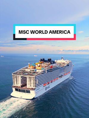 Sailaway vibes on #MSCWorldAmerica 😍