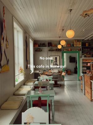Welcome to the most charming cafe in Norway…  Landhandleriet Café sits inside Nusfjord, one of the oldest, best-preserved fishing villages in the Lofoten Islands. It used to be the village’s general store and is more than 100 years old!  Nusfjord was the hub of Norway’s cod fishing industry back in the 1800s, home to 150+ traditional rorbuer cabins, a blacksmith, a sawmill, and a cod liver oil factory. Today the village is a living open-air museum. You park the car and pay ~100 NOK (~$10) to enter the village itself, but it funds preservation of the 19th-century buildings.  If you’re building out a Lofoten itinerary, Nusfjord is a must! Carve out a half day, grab a coffee, and just wander. 📍 Nusfjord, Lofoten Islands, Norway ____ Best bakeries in Norway, best cafés in Norway, Lofoten travel guide, Lofoten road trip, Lofoten bakeries, best lofoten bakeries, Norway road trip, Nusfjord
