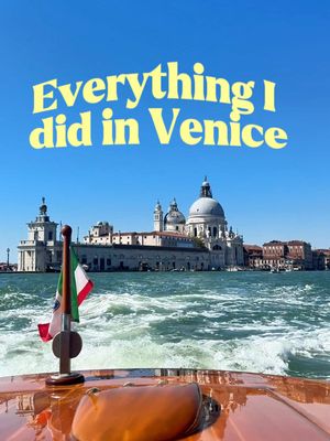 Here’s everything I did in Venice, Italy 🇮🇹 #thingstodoinvenice #thingstodoinitaly #eurosummer 