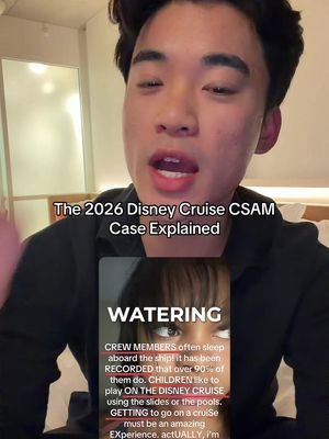 The 2026 Disney Cruise CSAM Case Explained, lets do a better job on spreading information and awareness please