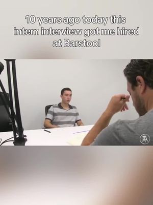 Not sure how but glad it did #interview #intern #barstoolsports #daveportnoy 