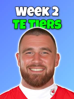 Week 2 Tight End Rankings & Tiers #nfl #fantasyfootball #fantasyfootballadvice #fyp