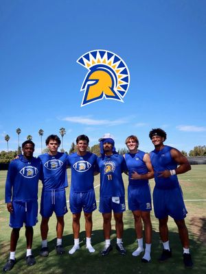 bae area 😍 #sanjosestatefootball #spartanfootball #CollegeFootball #ncaafootball #d1football   🟠 hosted by @kiana flory + @EM 🟠