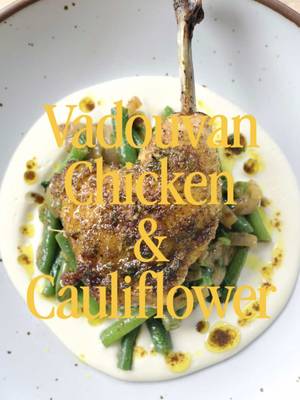 The cauliflower purée absolutely knocked it out of the park with this one. It folds and melts into each bite giving the dish an incredible cozy feel throughout….and the chicken…🔥 it’s PACKED with buttery toasted vadouvan flavors that are absolutely addicting. 🤌🤌🤌 Recipe is on my substack - link in bio 🔝 