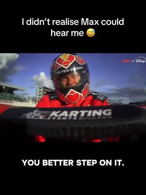 I had too much fun talking nicely with my friend Max Verstappen @Red Bull #maxvs100 #redbull 