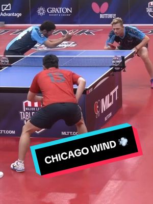 THE WIND IS COMING 🌪️ Emmanuel Lebesson and Alexandru Cazacu are giving us a taste of what the Chicago Wind is bringing to Willowbrook, IL. 🏓 #MLTT4 | Sept. 25–27 @ Compass Arena  #tabletennis #tabletennisdaily #majorleaguetabletennis #pingpong 