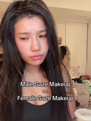 I don't think it helped that my hair was greasy in the male gaze makeup.......🤣🤣