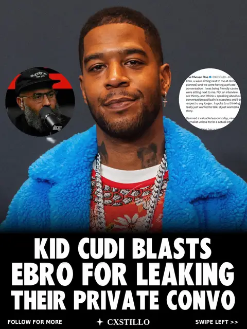 #kidcudi #ebro #kanyewest #kanye #hiphopnews 