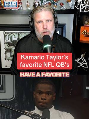 Which NFL quarterbacks does Kamario Taylor look up to? @Brandon F Walker #MississippiState #CollegeFootball 
