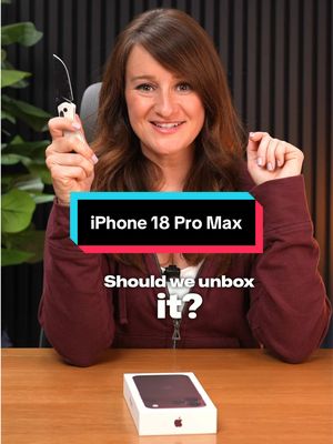 Unboxing the iPhone 18 Pro Max in Burgundy!!! #iPhone #iPhone18 #unboxing 