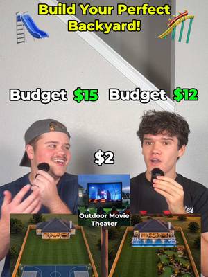 Build Your Perfect Backyard!🏡🛝#draft #games 