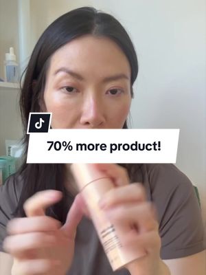 70% more product and wayyyy less mess!!! #softglow #illuminator #newnew #bts #productdevelopment 