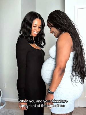 Our little babies turned besties 💕🩵 time is really flying but it’s always more fun when you have friends to take on motherhood with #pregnant #pregnantmama #pregnantmomsoftiktok #thirdtrimesterbelike #thirdtrimestermama #pregnantlife #pregnantlifebelike #babybesties #BestFriends #howitstartedvshowitsgoing #pregnancyjourney 
