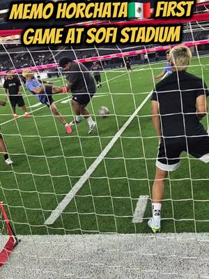 memo Horchata🇲🇽 plays at the sofi stadium 👀😱 first half they were up 3-1 #goal  #fut #Soccer #goalkeeper #futbol
