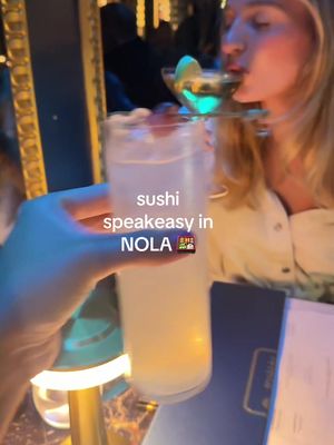 Best sushi I have ever had #sushi #nola #sake #speakeasy #neworleans 