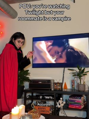 Volkslana will be coming back… for now a repost for you🧛🏽‍♀️🩸 #halloween #skit #vampire 