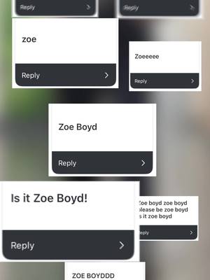 Surprise 🤭 @zoeboyd 