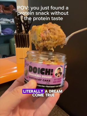 This is your sign to stop settling for gritty protein snacks. 🍪 #doich #proteinsnack #FoodTok  