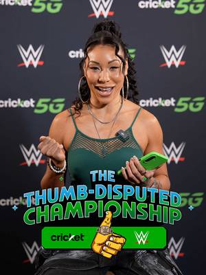 @“Michin” Mia Yim isn't afraid to get her thumbs dirty…but will it be enough to take the title? Click the link in our bio to see if you have what it takes to be the Thumb-Disputed Champion. #michin #miayim #WWE #wweuniverse #cricketwireless
