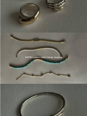 Making the jewelry the focal point this year at NYFW.  @John Hardy Jewelry #ad #JohnHardy 
