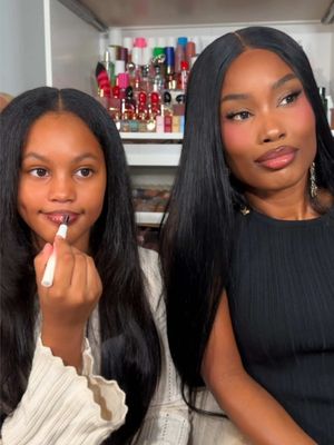 She really put me on 😂🤏🏾💗 @nyxcosmetics_uk @SHEGLAM #lipcombo 