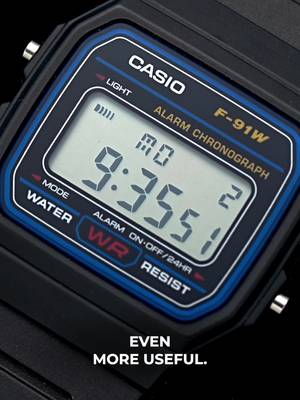 A Casio F91W with a step tracker? #casio #watchesoftikok #watchesformen 