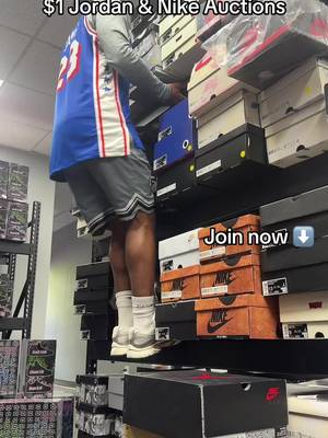 $1 Jordan Retro & Nike Auctions 😱 #fyp #sneakerhead #sneakers 