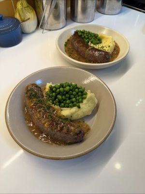 bangers and mash!!!