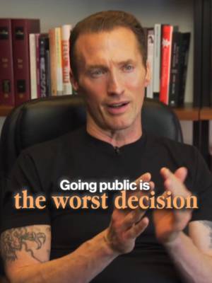 Going public sounds like the dream. The math tells a completely different story. Ryan Blair's framework: $5M a year in public office costs at $20M in profit means 25% of your margins disappear before you make a single business decision. Know what you're signing up for before you sign.