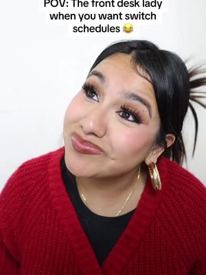 Pov: Front desk ladies when you want to switch your schedule 😂 #teacher #teachers #school #comedyskit #onthisday 