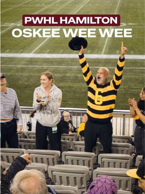 IT’S TRADITION 🐯🏈   @Hamilton Tiger-Cats #OSKEEWEEWEE | @The PWHL | @TSN 