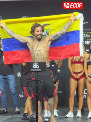 ¡CHITO VERA ENTRE LOS FAVORITOS! 🇪🇨🤩  Pesaje ceremonial UFC 331. 🔝 @chitoveramma