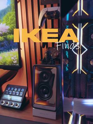 Must have IKEA finds in my setup.. . #ikea #GamingSetup #cozygamingsetup #moxperience #gamingpc 