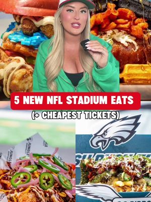 five NFL stadiums you need to visit this season…for the food alone! 🏈 @TickPick  #tickpick #nfl 