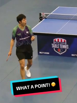 Kaden Xu delivers for the New York Slice.  #majorleaguetabletennis #tabletennisdaily #tabletennis #pingpong #MLTT4 